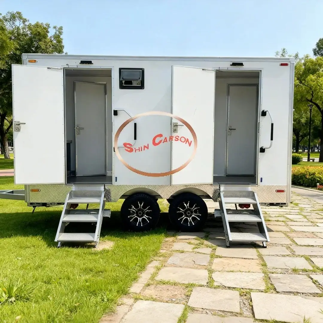 Towed Portable Mobile Toilet for Parks & Scenic Areas - Large-Capacity Waste Storage Low-Maintenance Public Sanitation Solution
