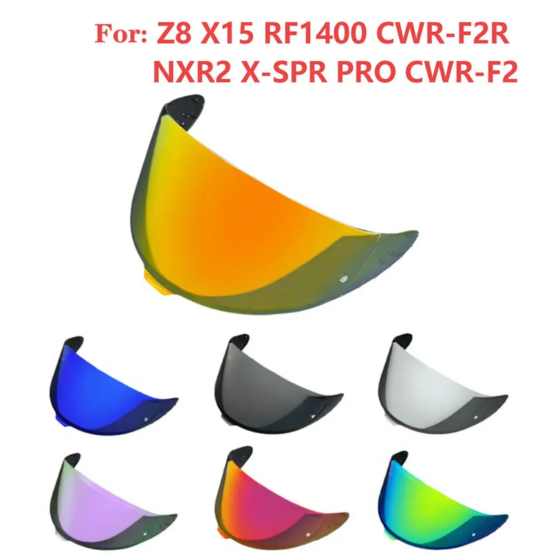 

Helmet Visor for SHOEI Z8 NXR2 RF1400 RF-1400 CWR-F2 CWR-F2R X15 X-Fifteen X-SPR Pro Shield Sunscreen Windshield Helmet Parts