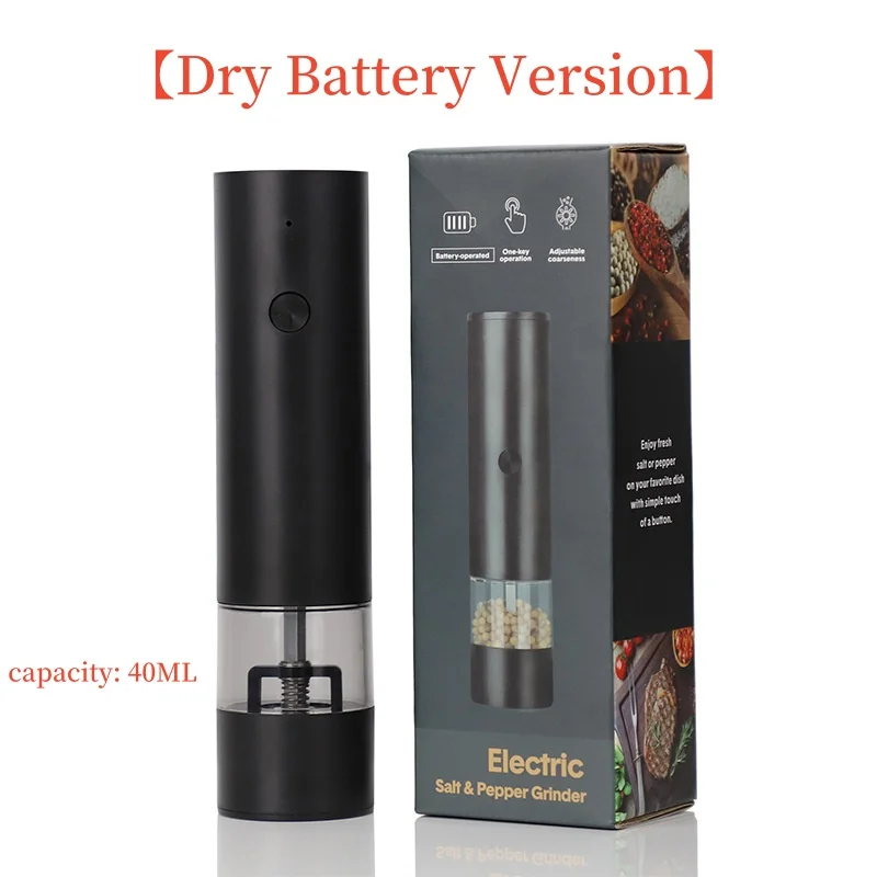 Rechargeable Electric Pepper Grinder,With Temperature And Humidity Dual Display Pepper Grinder For Household Use,USB Charging