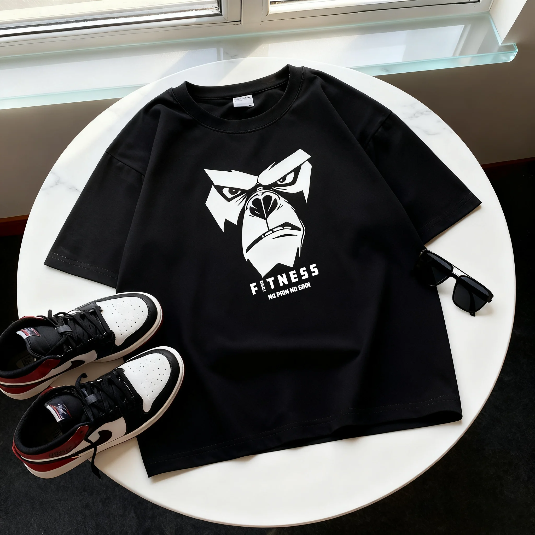 

Мужская хлопковая футболка для спортзала с коротким рукавом, спортивный топ для фитнеса, футболки для тренировок, бега, мышц, удобная дышащая одежда свободного покроя