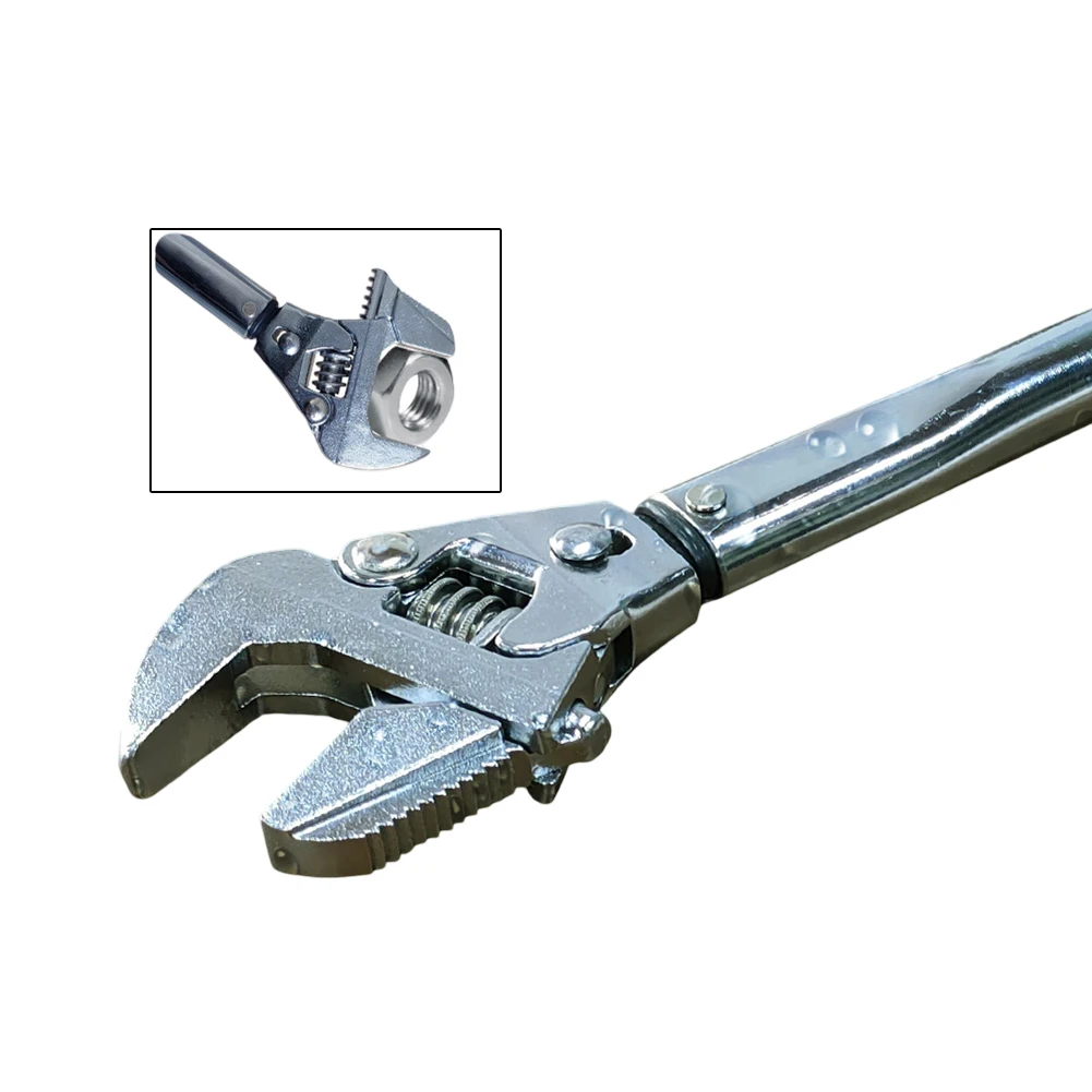 30mm Adjustable Wrench Repair Tool 4-in-1 Multifunctional Accuracy ±0.1 Aluminum Alloy Handle Chrome Vanadium Steel