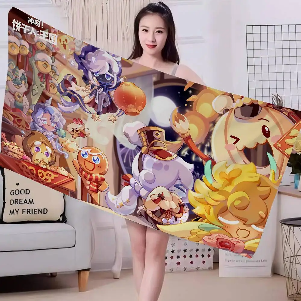 Mobile Game C-Cookie R-Run K-Kingdom Microfiber Beach Towel Absorbent Quick dry Soft Yoga Swimming Resort Mountain