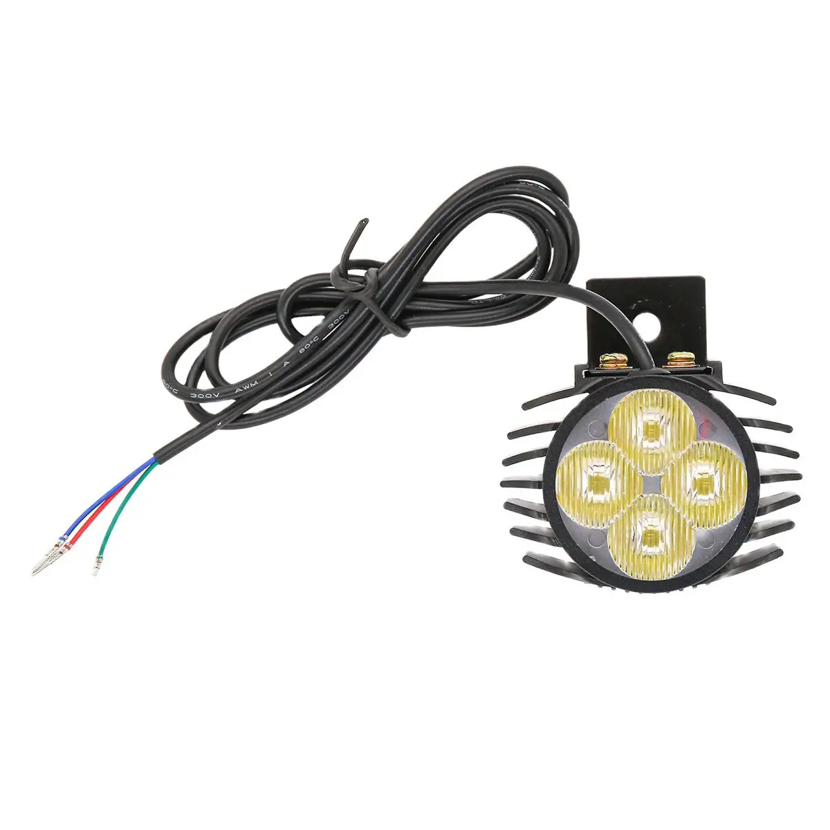 

Electric Bicycle LED Headlight 36V 48V Waterproof 4 Lights With Horn 12 Watt Scooters Parts