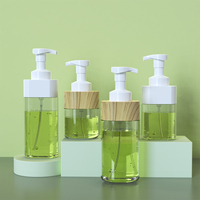 Foaming Hand Soap Dispenser, Empty Refillable Plastic Liquid Soap Foam Pump Bottle for Bathroom Shampoo Kitchen, 1pcs 10oz 300ml