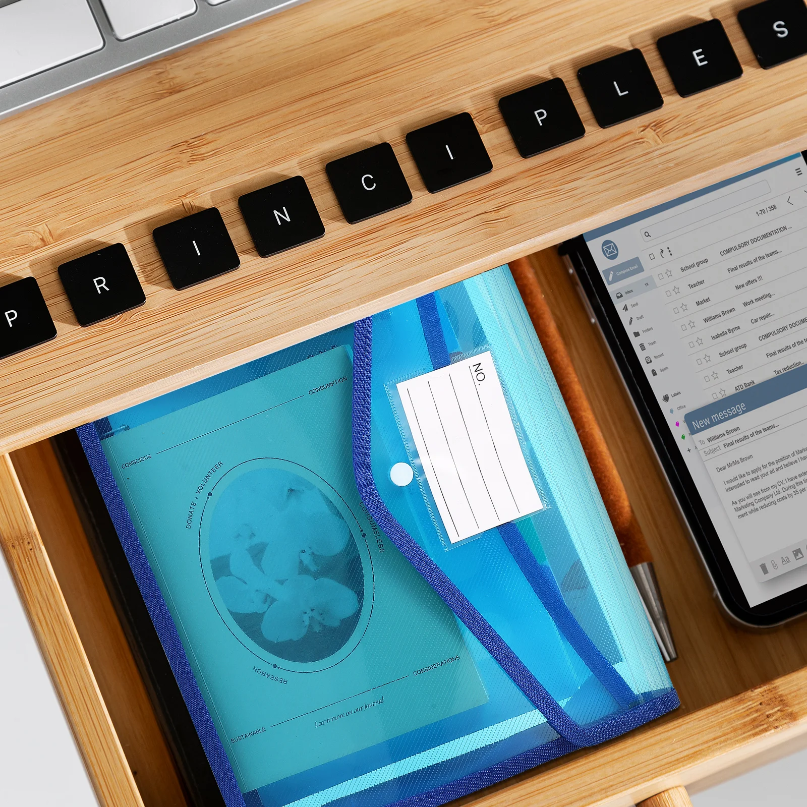 

7 Pcs Scalable Colorful File Bag Office Documents Bags Pp Expandable Pocket Button Folder for