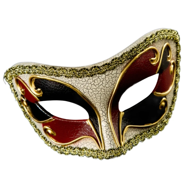 Hombre Mujer Mascarada Media Cara Halloween Eyemask Mascarada Disfraz Decoración