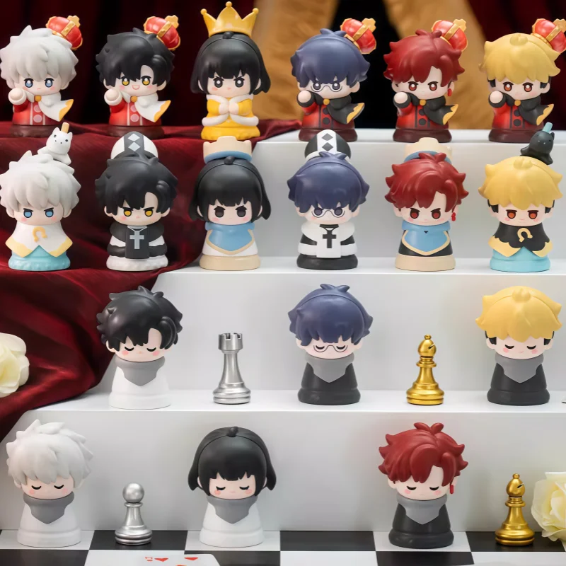 Authentieke Time Agent perifere animatie Schaakserie Blinde doos Vingerpoppen trendy kleine beeldjes desktopornamenten en geschenken