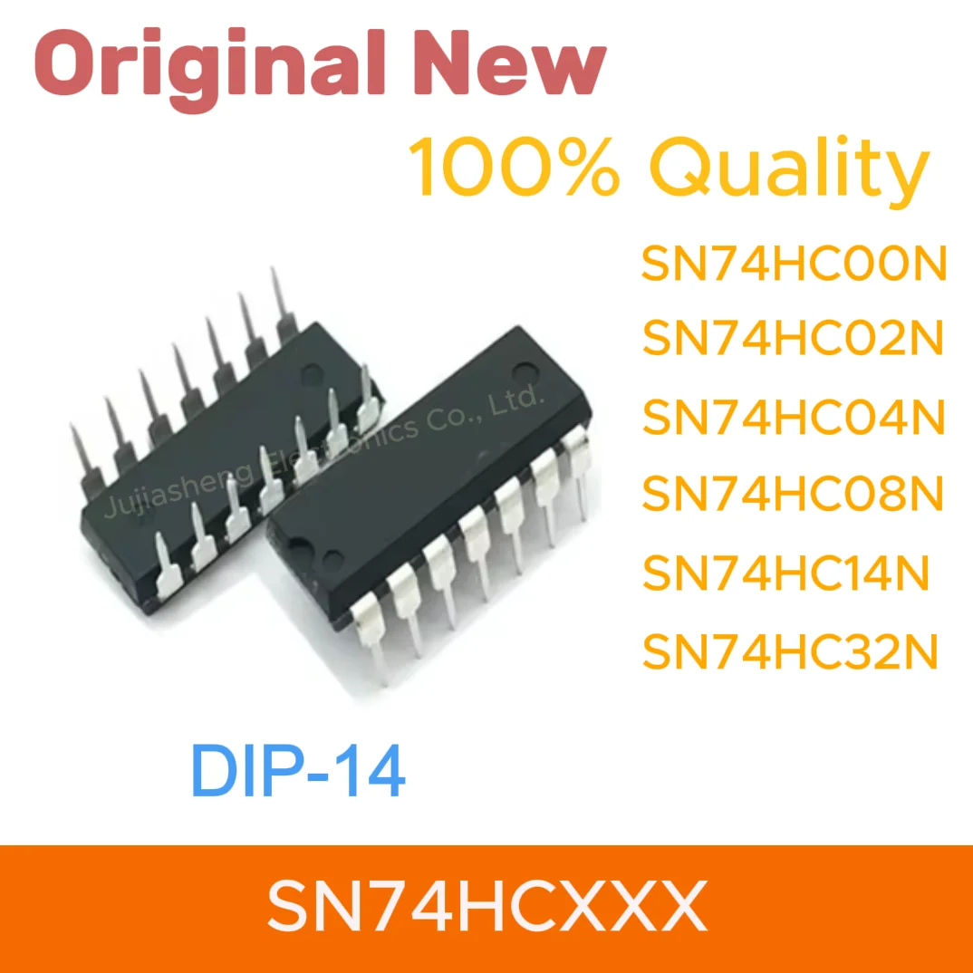 

(10pcs)SN74HC00N SN74HC02N SN74HC04N SN74HC08NSN 74HC14N SN74HC32N 100% New original Logic IC IC Integrated circuit