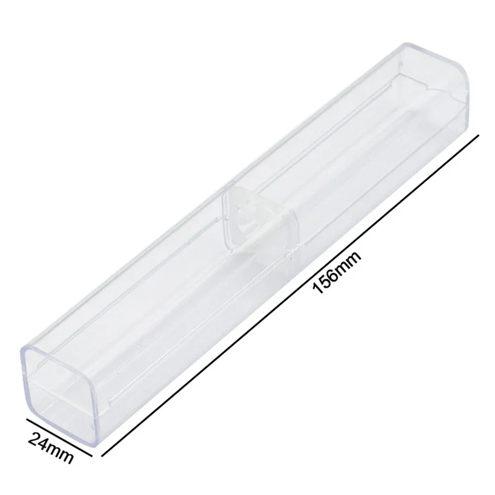 Storage Box Microblading Pen Box Clear Dustproof For Desks Drawers Organizer Pen Holder Pencil Transparent 5 Types