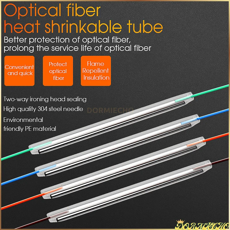 

Высококачественные соединительные втулки из оптоволокна 45 м/60 мм, термоусадочная трубка, термоусадочная трубка для плавления, бесплатная доставка