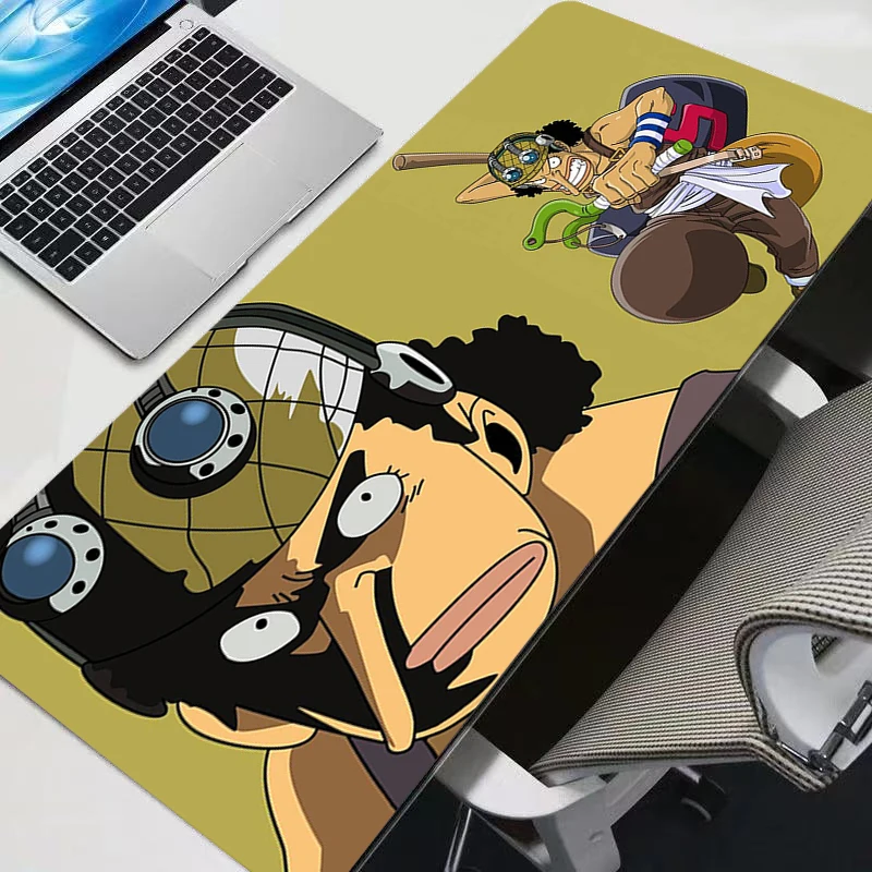 

Large Mouse Pad One Piece Office Anime New Black Computer Desk Mat Table Keyboard Laptop Carpet Accessories Gaming Mousepad
