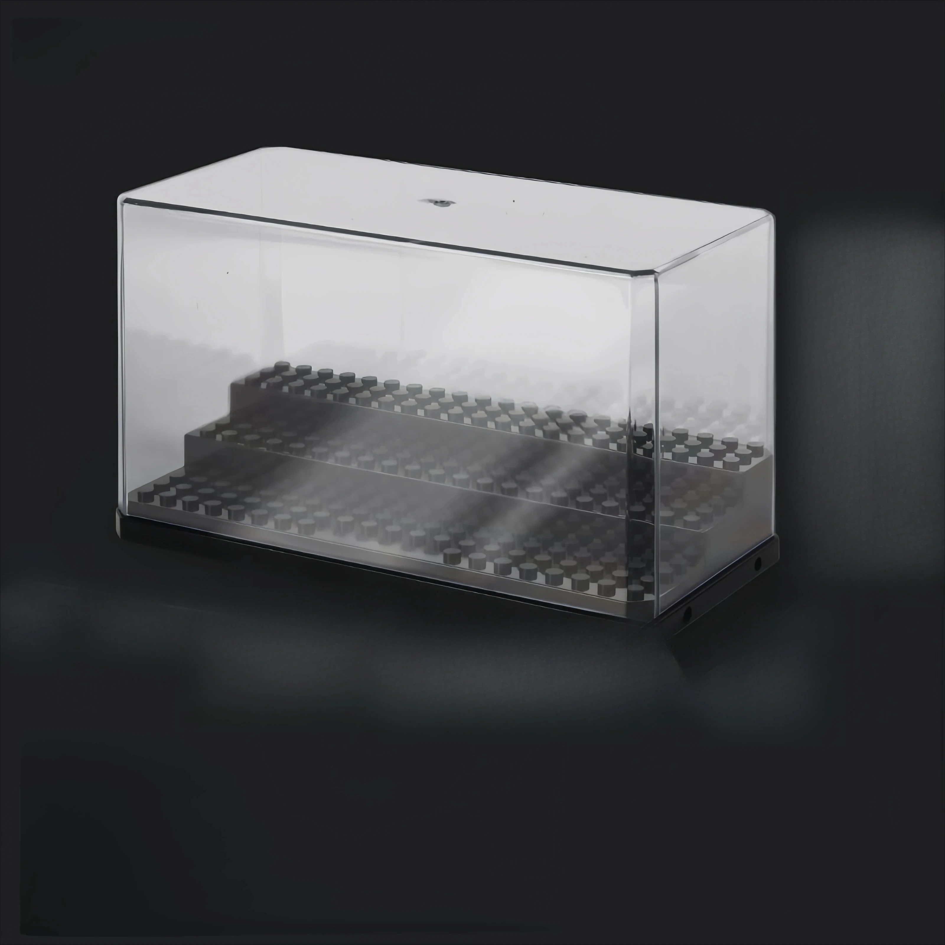 3-laags transparante acryl displaykast voor minifiguren, popfiguren, brede opbergplank, transparante beschermer, vitrine voor kleine voorwerpen