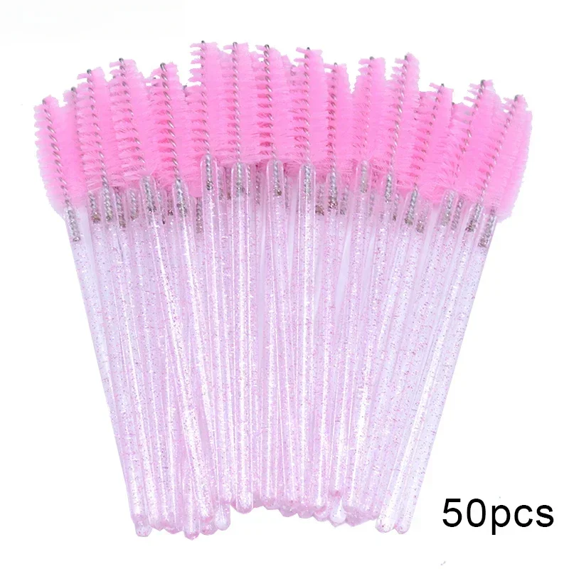 100 pz Spazzole Per Ciglia Usa E Getta Spoolies Micro Lash Mascara Bacchette Pettini All'ingrosso per Estensione Delle Ciglia Trucco Strumenti Cosmetici