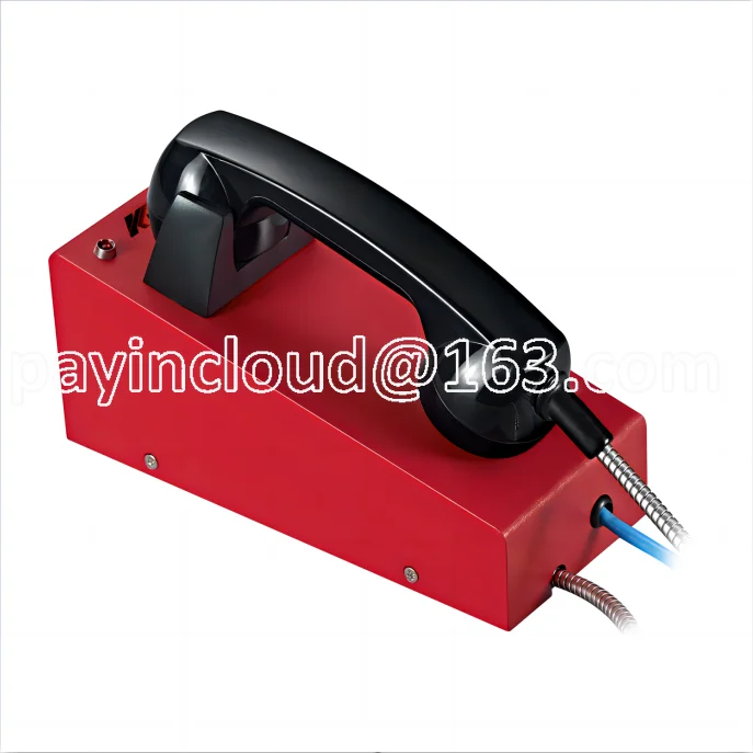 Analog Telephone KNZD-28 Auto dial Emergency  INTERCOM KNTECH Industrial Phone Rugged Red Customised Brand New Desk