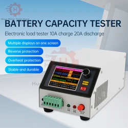 150W 10A Tester pojemności baterii BT1CHN-18V-1020 Elektroniczny tester obciążenia Ładowanie 20A Rozładowanie Przełącznik zasilania Tester ładowarki