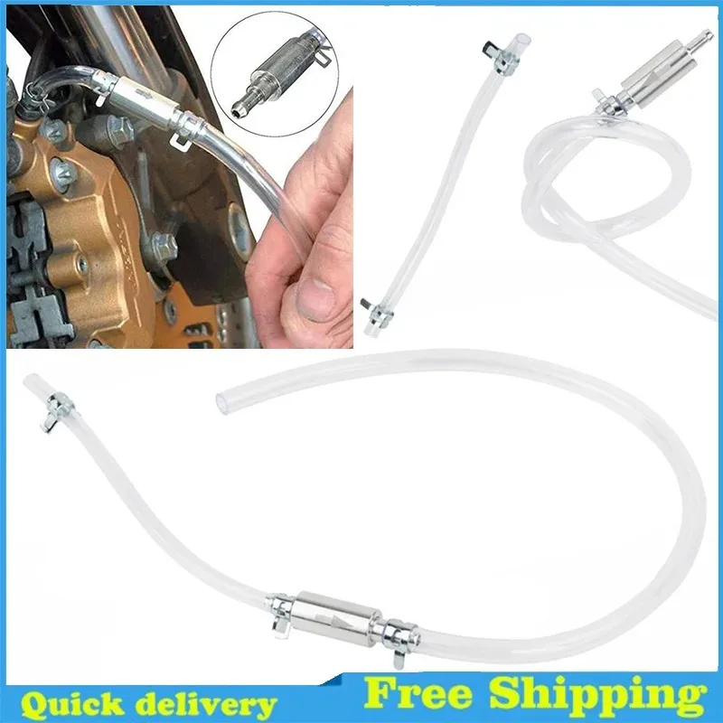 Clutch Brake Bleeder Hose One Way Valve Tube Motorcycle Car Hydraulic Brake Clutch Bleeding Tool Kit Auto Accessorise