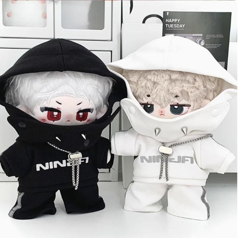 20cm Cotton Doll Fashion Hoodie Coat No Attribute Clothes Doll Dress Up Game Accessories Children'S Birthday Gift