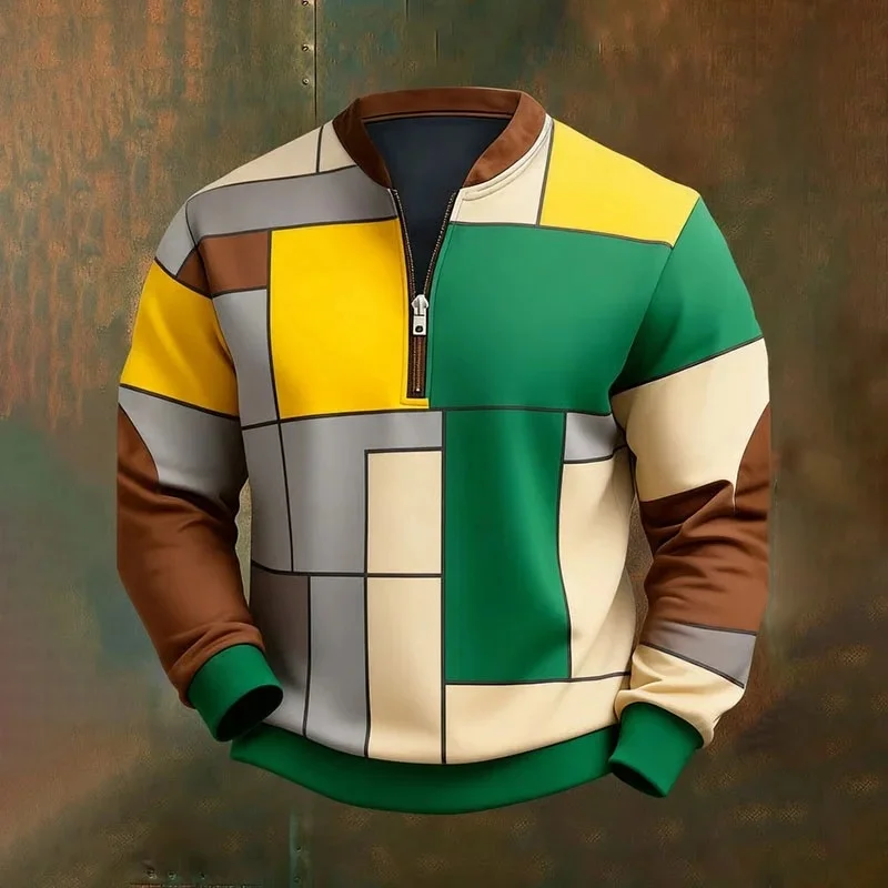 البلوز الرجالي خمر الإيمان دون الله أنا لا شيء مطبوعة البريدي طوق البلوز 2025 موضة جديدة الخريف بلايز Y2k Harajuku #2