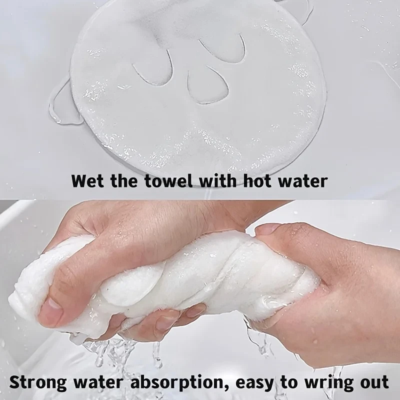 Reusable Hot and Cold Compress Face Towel Masks - Moisturizing Facial Steamer for Hot and Cold Skin Care, Soft, Gentle