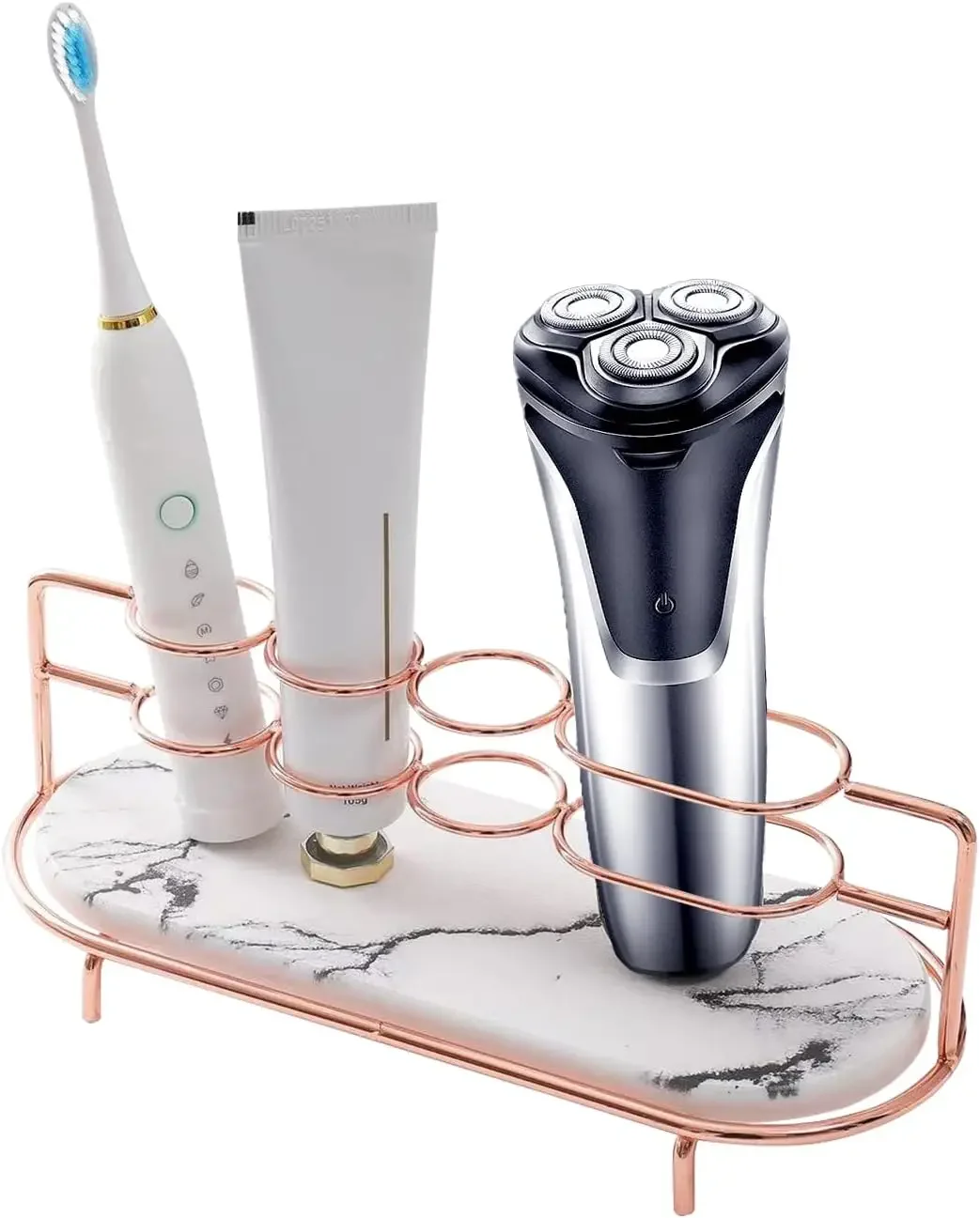 

Держатели для зубных щеток для ванной комнаты, металлический органайзер для зубных щеток с диатомитовым основанием, водопоглощающий быстросохнущий органайзер для ванной комнаты