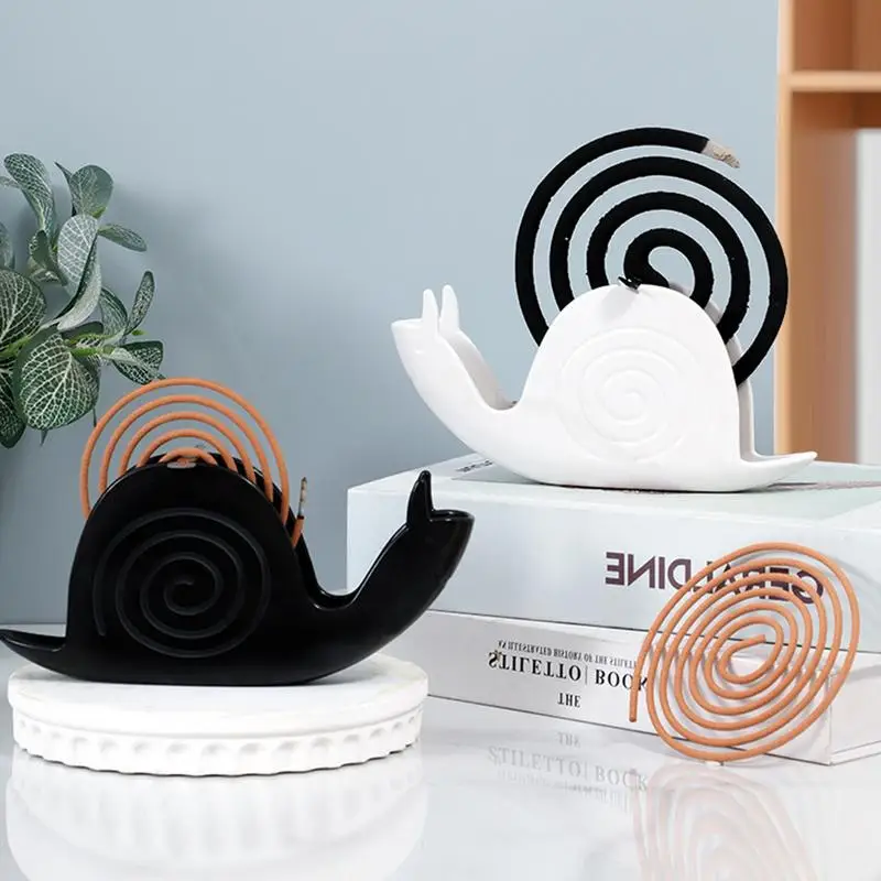 Snail Shape Mosquito Coil Incense Holder Animal Incense Coil Holder Summer Household Fireproof Mosquito-repellent Incense Rack