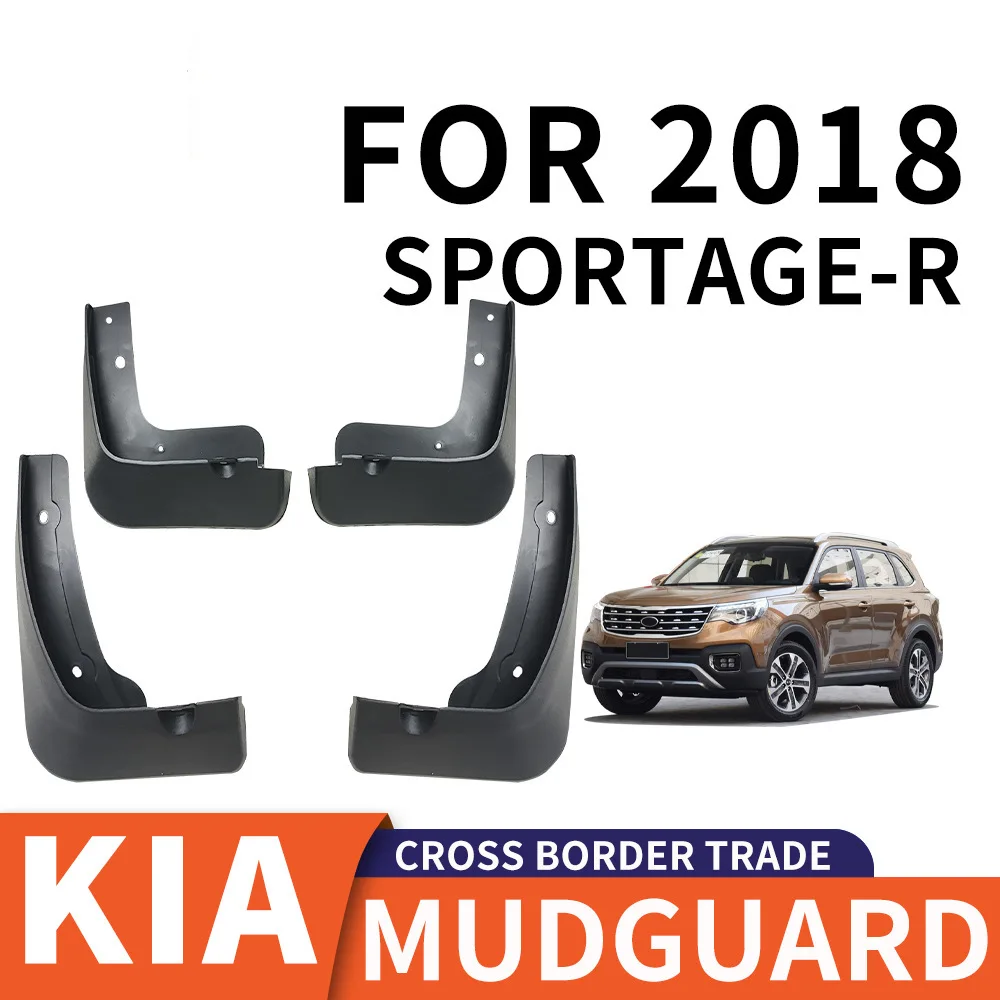 

For 2018 Kia Sportage R Car tire mudguard,Mudflaps Front Rear Flares Splash Guards Cover Car Accessoie