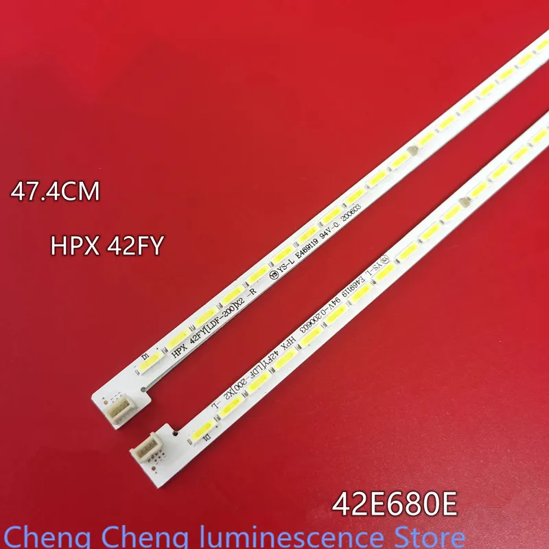 

FOR Skyworth 42E680E HPX 42FY LDF-200 X2- L R GT-5300-AZ42000A0 47.4CM 60LED 100%NEW LED backlight strip