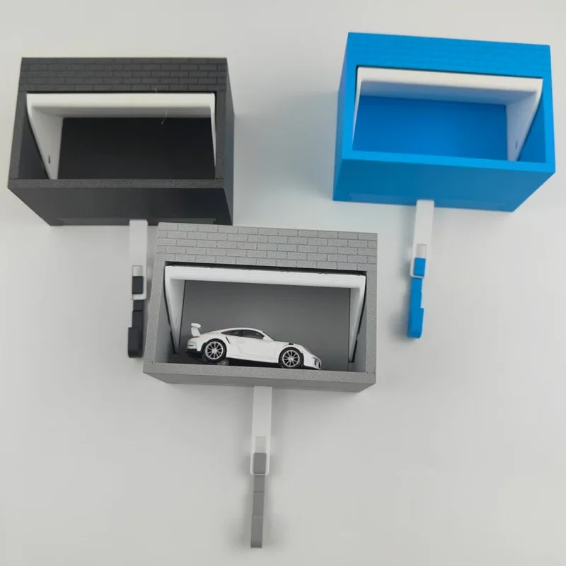 Креативный автомобильный гаражный держатель для ключей с открывающейся дверью, забавная настенная стойка для ключей, многофункциональная, простая в установке, подставка для ключей от автомобиля Креативный автомобильный гаражный держатель для ключей с открывающейся дверью, забавная настенная стойка для ключей, многофункциональная, простая в установке, подставка для ключей от автомобиля