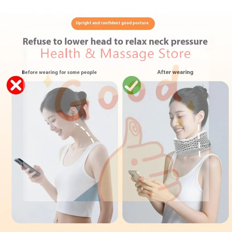 

【WA】Cervical Support Anti-Bow Artifact Fixed Cervical Spine Reverse Arch Office Sedentary Protection Shoulder And Neck Cover