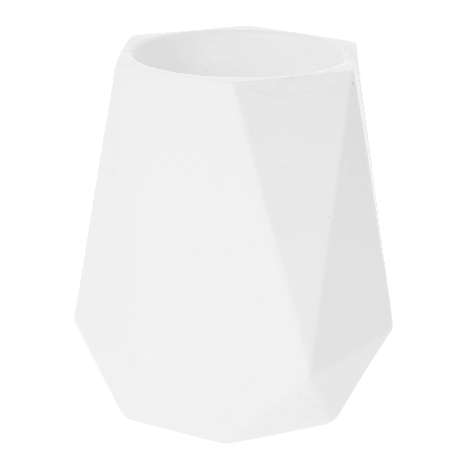 

Silicone Pencil Holder Geometric Design Non-Slip Waterproof Desk Organizer For Pens Makeup Brushes Toothbrushes Flower Pot