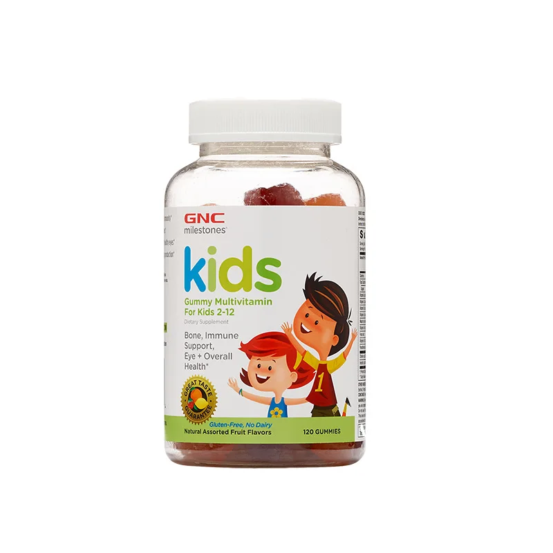 

Free shipping Kids Gummy Multivitamin For Kids 2-12 120 capsules Bone,Immune Support,Eye+Overall Health Free shipping Kids Gumm