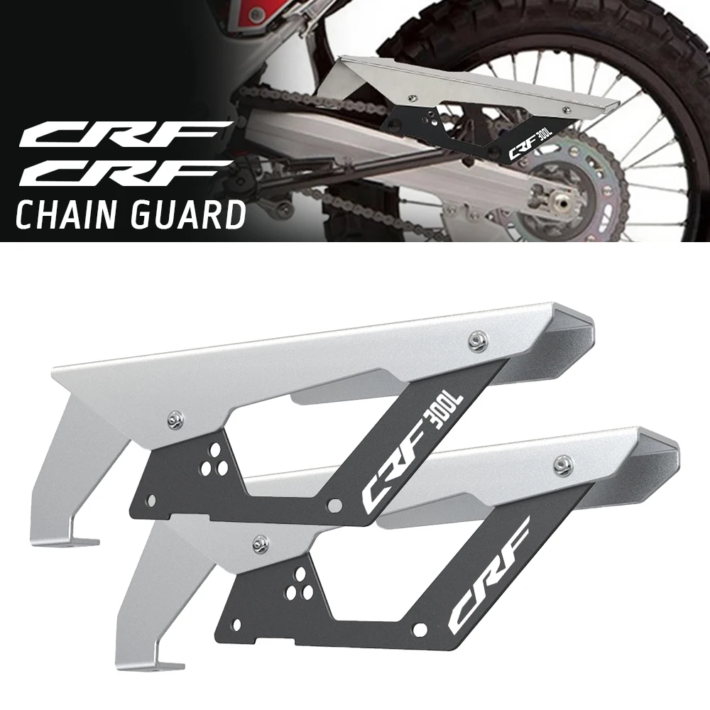 

Chain Guard FOR HONDA CRF300L/Rally/ABS 2021-2022 CRF300LS 2023 2024 2025 Motorcycle Rear Back Drive Mud Panel Shield Protector