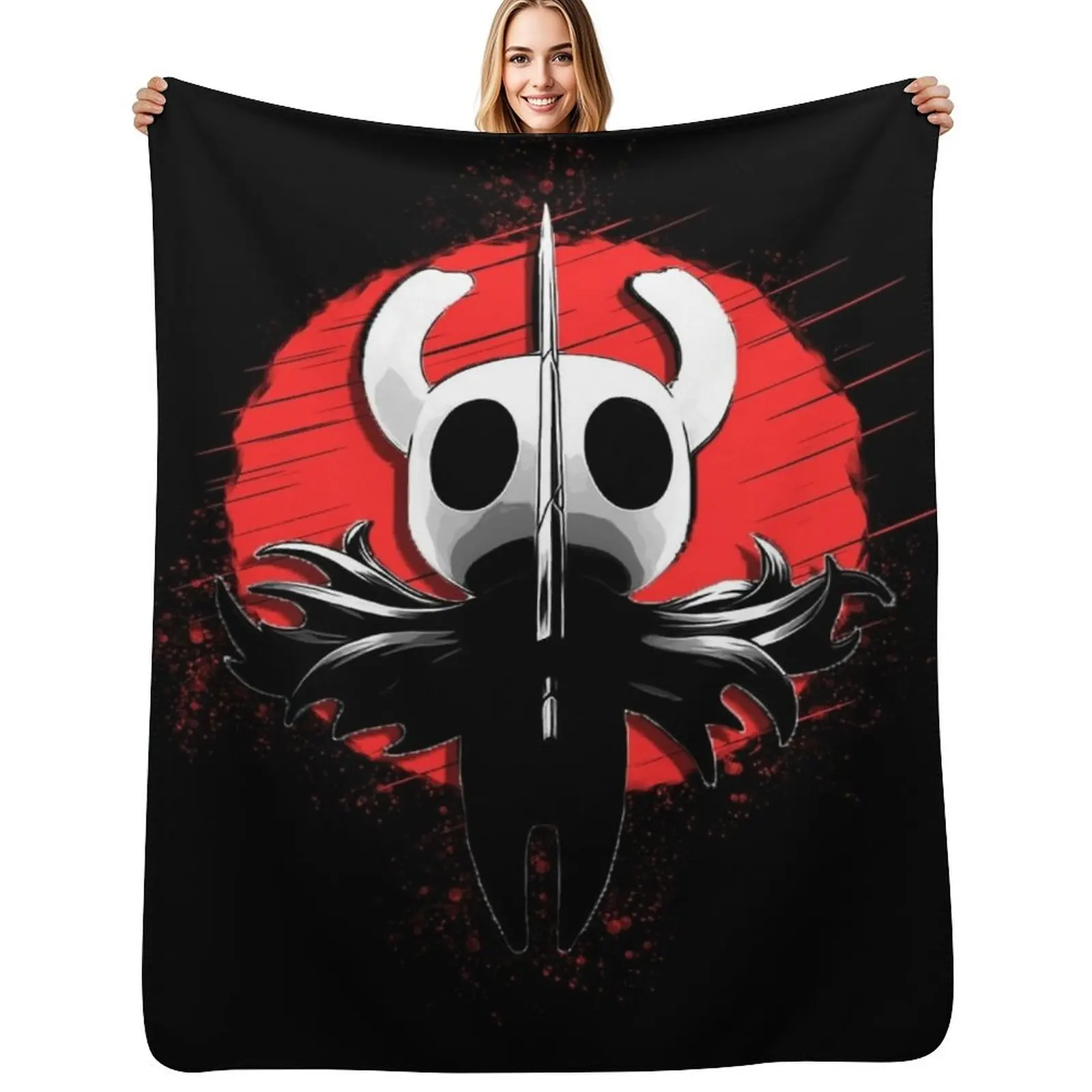 Hollow Knight - The Knight Throw Blanket Air Conditioner Soft Blanket for Office Home
