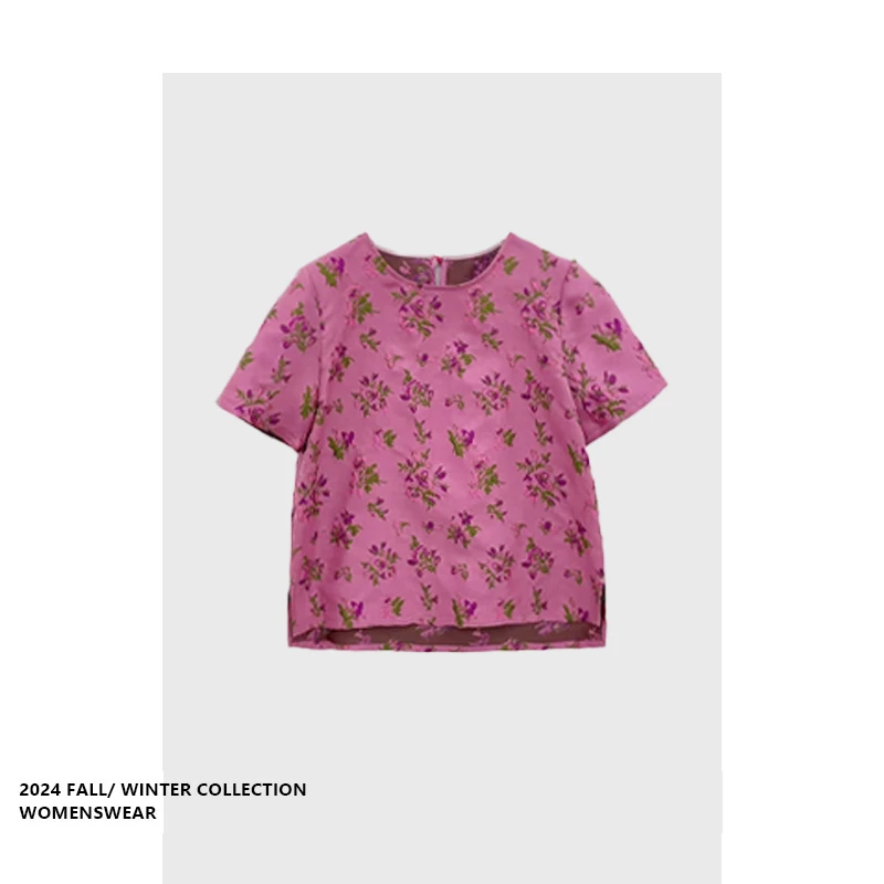 

Новинка! Летний женский костюм Ханьфу Forever 2 в ретро-китайском стиле с цветочным принтом, короткий рукав, большие размеры, для повседневной носки.