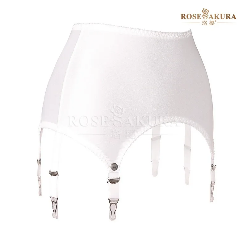 Cherry Blossom8384European and American Waist Seal High-End Garter Rubber Coated Metal Suspender Buckles Flash Stockings Stockin
