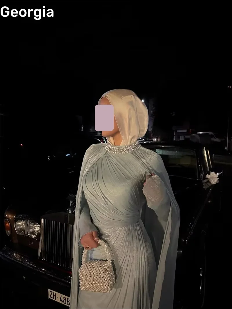 Robes à col rond personnalisées pour événements spéciaux, longueur au sol, à volants, fermeture éclair, manches longues, robe de mariée