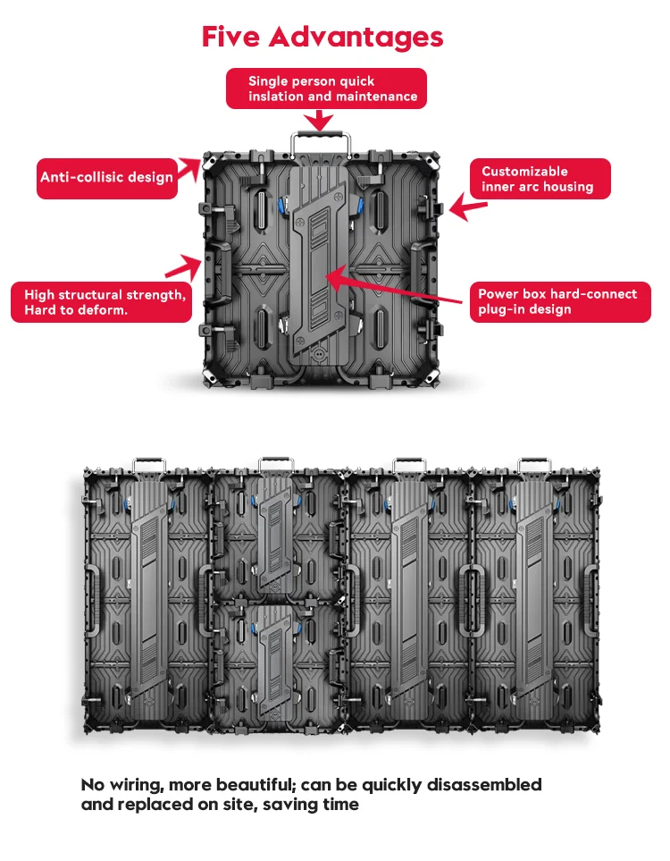 2023 رائجة البيع LED لوحة الحائط الفيديو داخلي في الهواء الطلق LED شاشة رقمية تأجير شاشة المرحلة شاشة الحفل #3