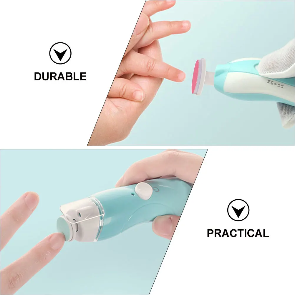 

18 шт., шлифовальная головка для детских ногтей, гладкие и чистые аксессуары для ухода за ребенком, подарок для родителей, шлифовальные головки для детских ногтей, шлифовальные головки