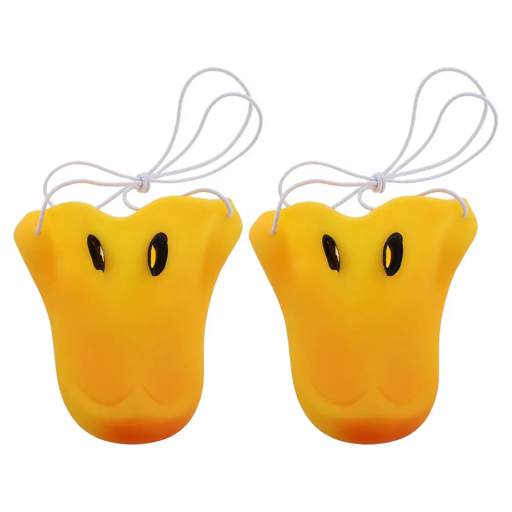 

2Pcs Novelty Duck Nose Costume Prop Latex Reusable Animal Nose Mask for Masquerade Birthday Wedding Halloween Easter Party Fun