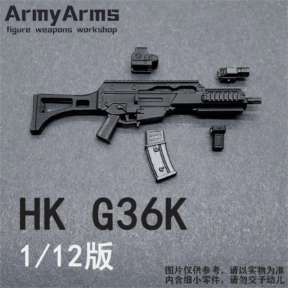 

Fanatic ArmyArms 1/12 Scale Soldier Accessories HK G36K Assault Rifle Assembly Plastic Model Fit 6'' Action Figure Body In Stock