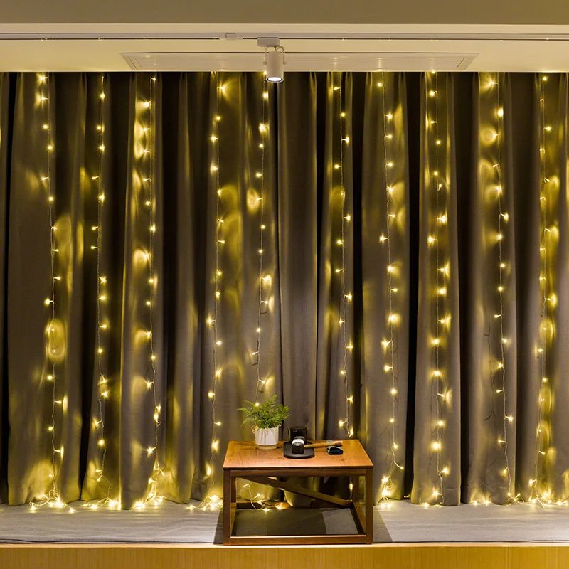AC220V EU Plug Led Christmas String Fairy lights Outdoor Garland Lamp Decorations for Home Party Garden Wedding Holiday lighting