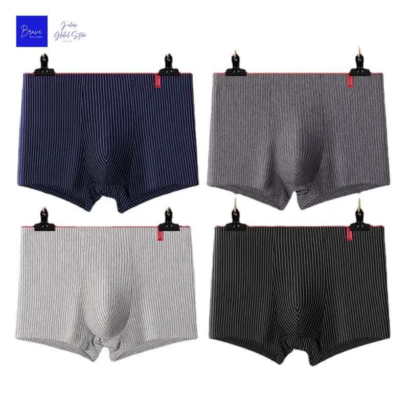 1pc Boxer Shorts Men\'s Panties Homme Underpants Boxershorts Underwear for Man Cotton Male Couple Sexy Set Calecon Lot Soft Box