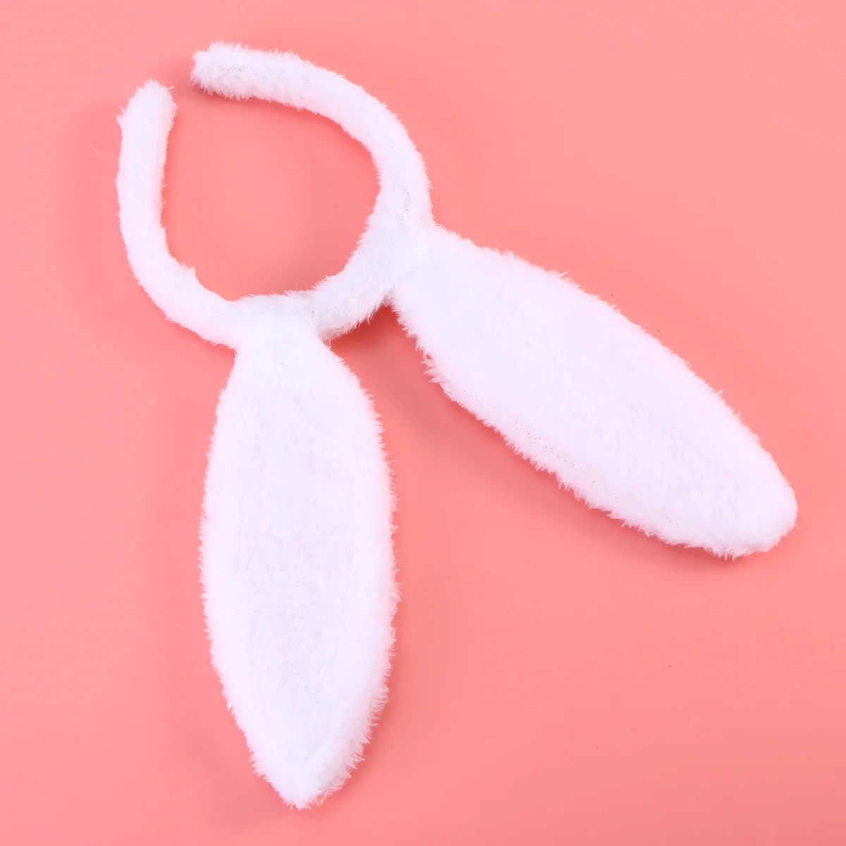 1 Set of Kids Adult Rabbit Bunny Ears Headband Bow Ties Tail Set Party Cosplay Costume (White) bunny cosplay set