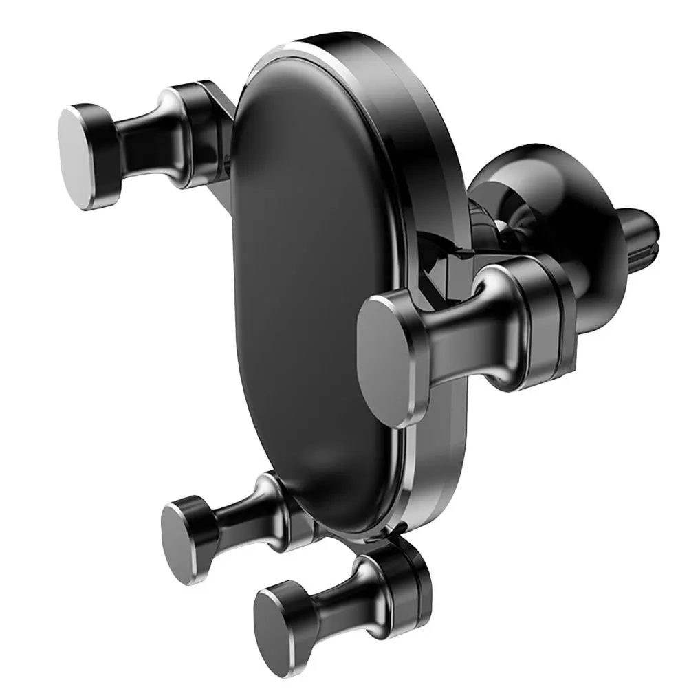 

Car Phone Stand Black Durable Silicone ABS Rotative Universal Car Phone Holder for Hands-Free Driving Navigation