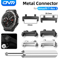 Strap Adapter for Amazfit T-Rex 3 Watchband Quick Adapter Connector for TRex 3 Dedicated Straps Metal Adapter Accessories