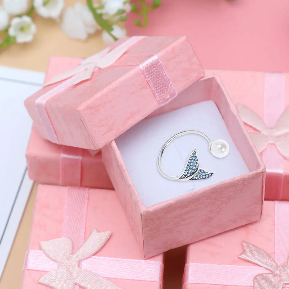 

24Pcs Decorative Jewelry Boxes Ring Packaging Box European Style Multi-Function Case for Rings Earrings Wedding Birthday Gift