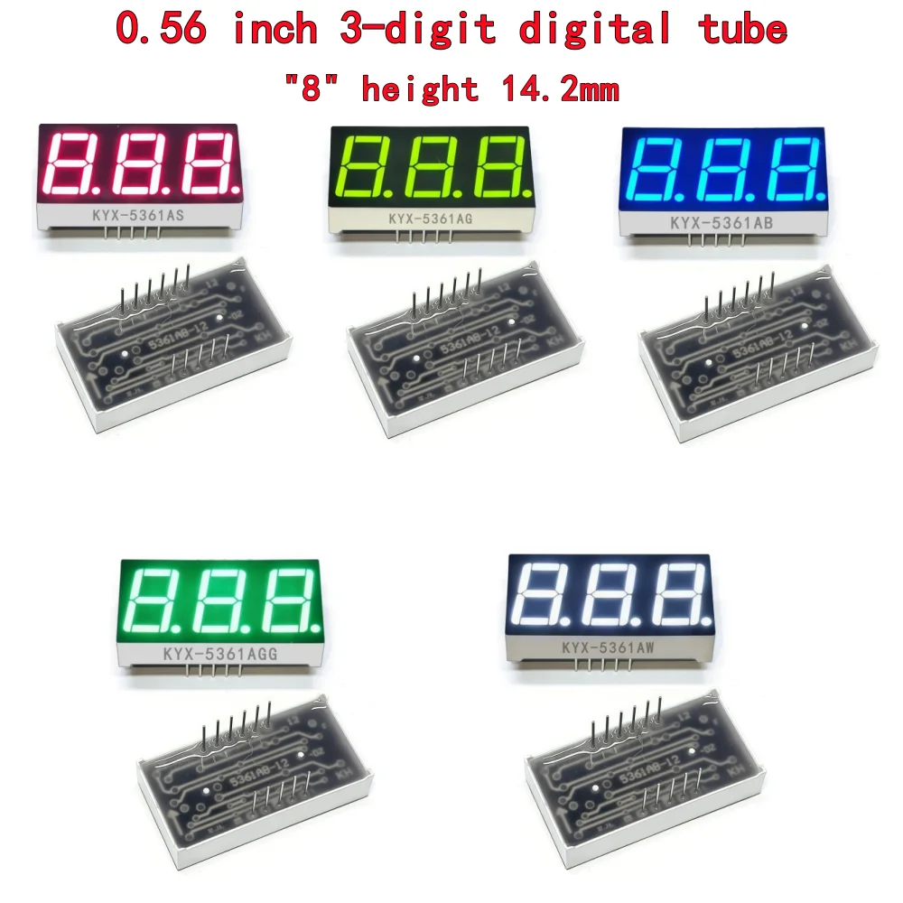 10Pcs 0.56 Inch 3 B…
