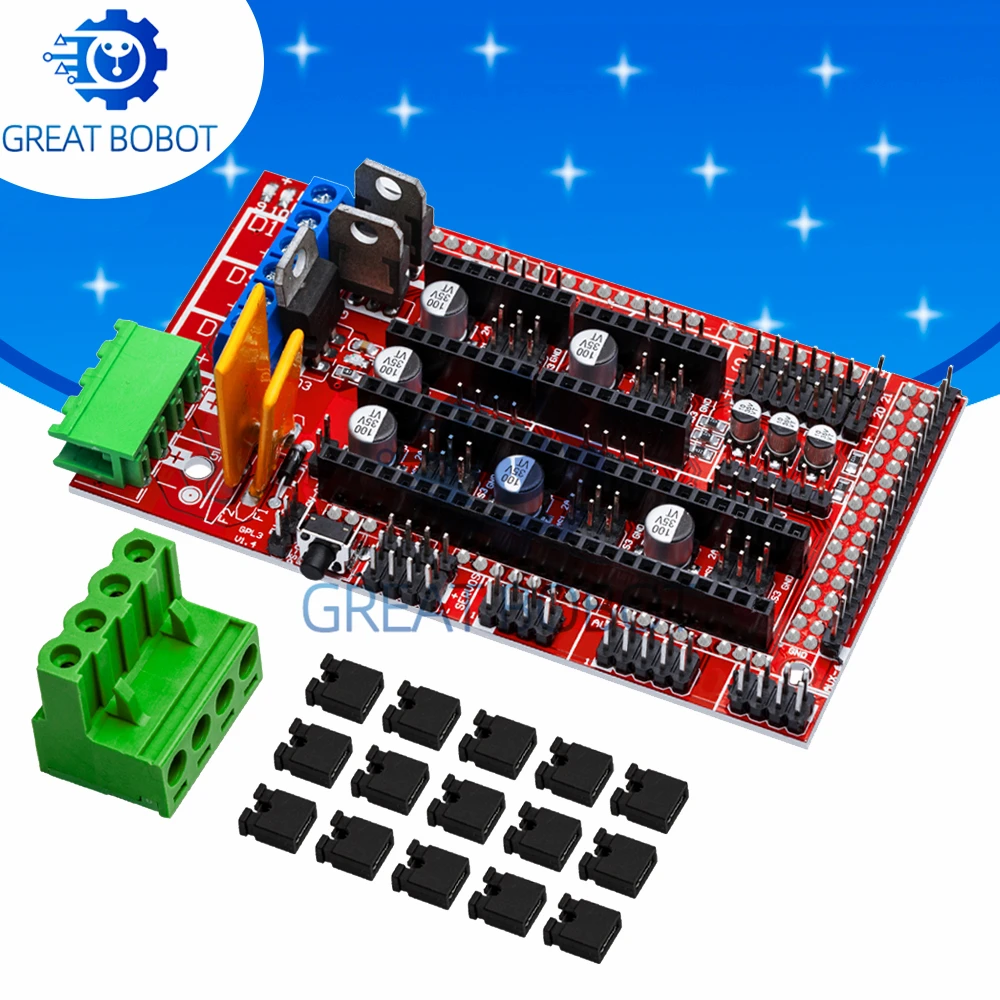 RAMPS 1.4 Compatible 12864 LCD Smart Controller Display Module, Control Screen for RepRap Mendel Prusa 3D Printers