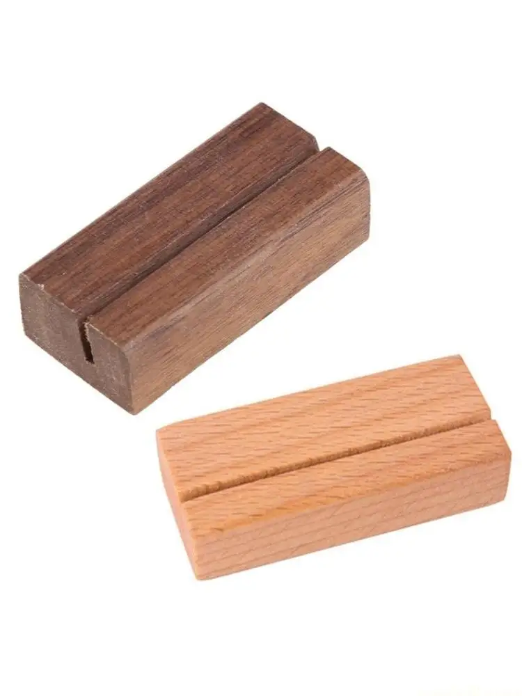 Wooden Numbers Photo Display Stand Wedding Party Menu Table Decoration Supplies for Seat Card Number Showing Accessory