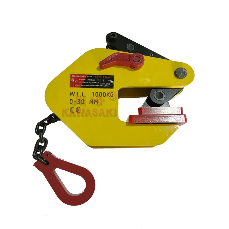 KAWASAKI stainless steel KNMK  lifting clamp non-marking vertical clamp 3 Ton for handling